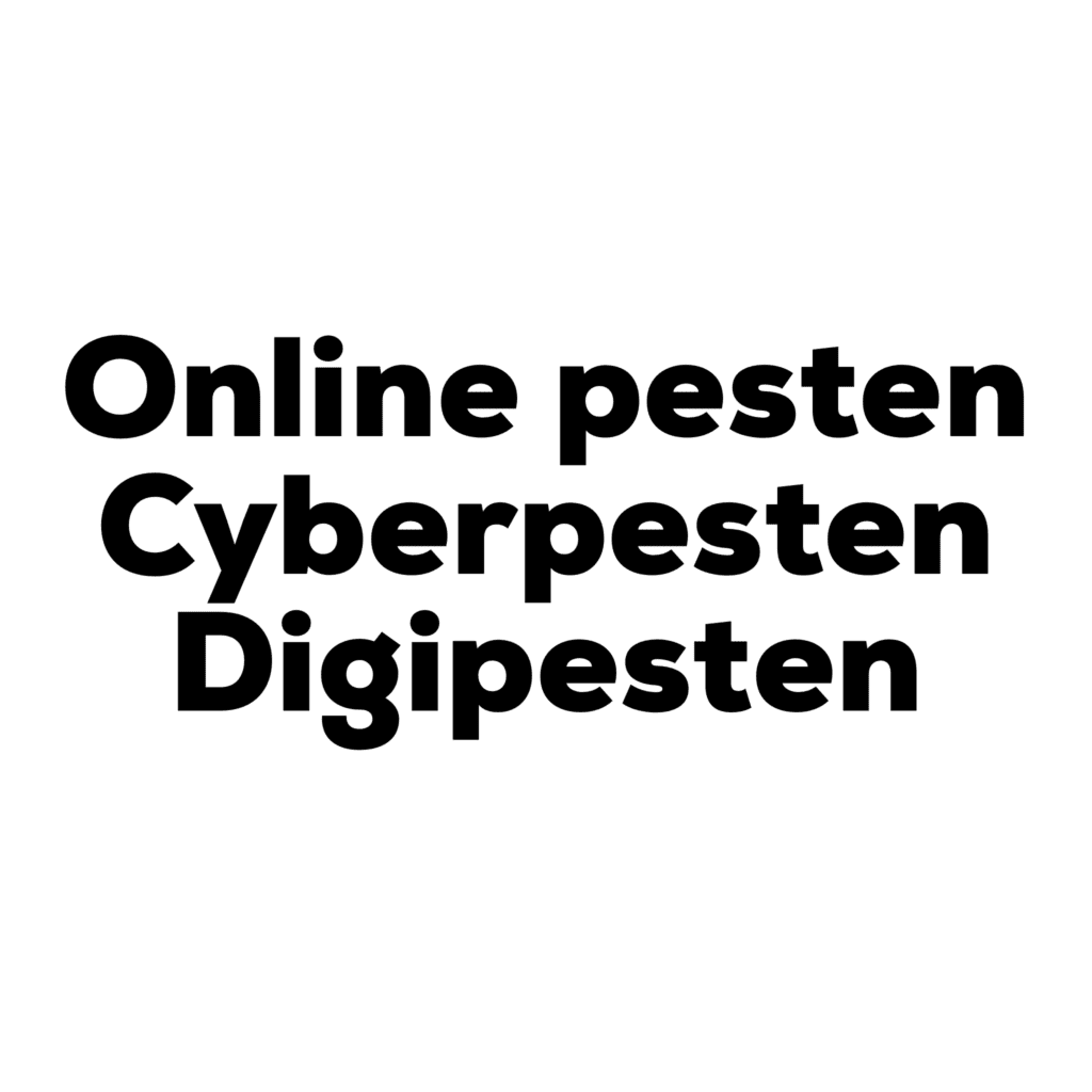 Online pesten, cyberpesten, digipesten