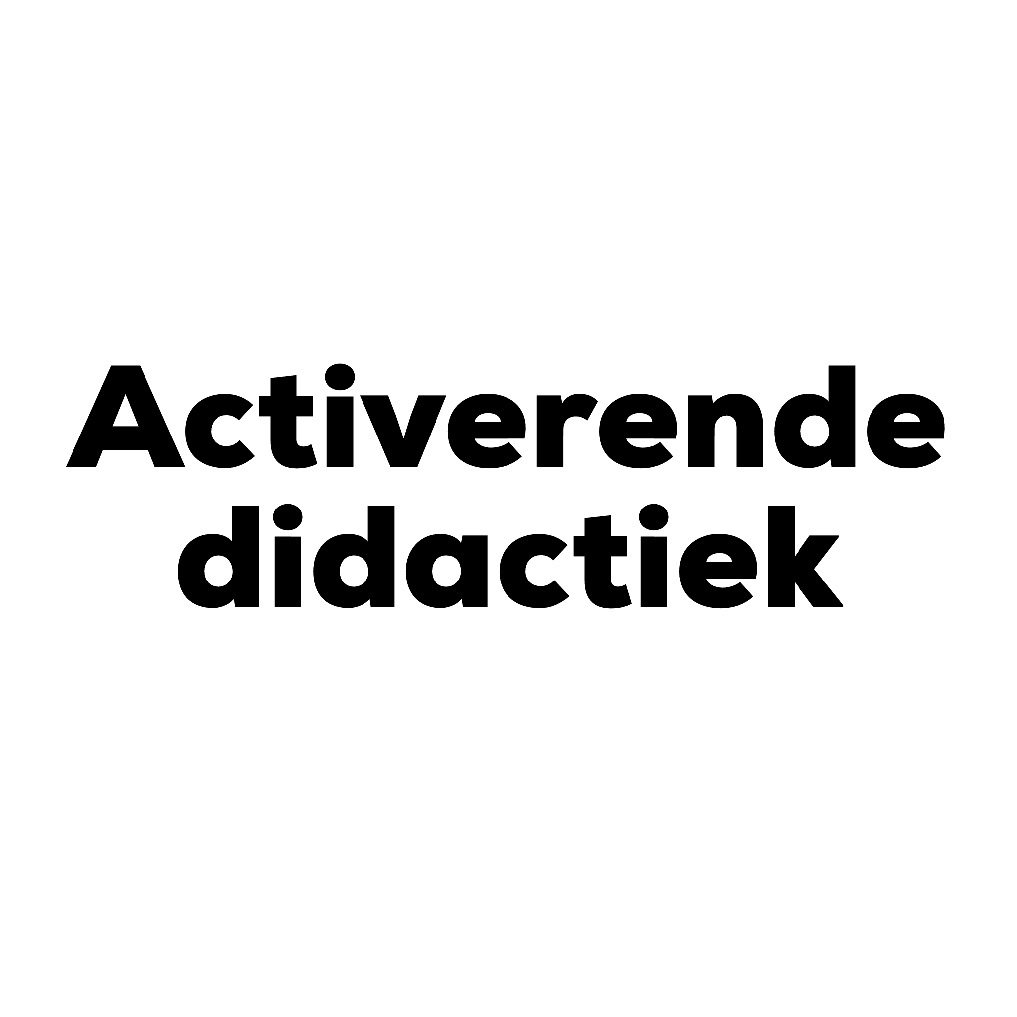 Workshop Activerende didactiek