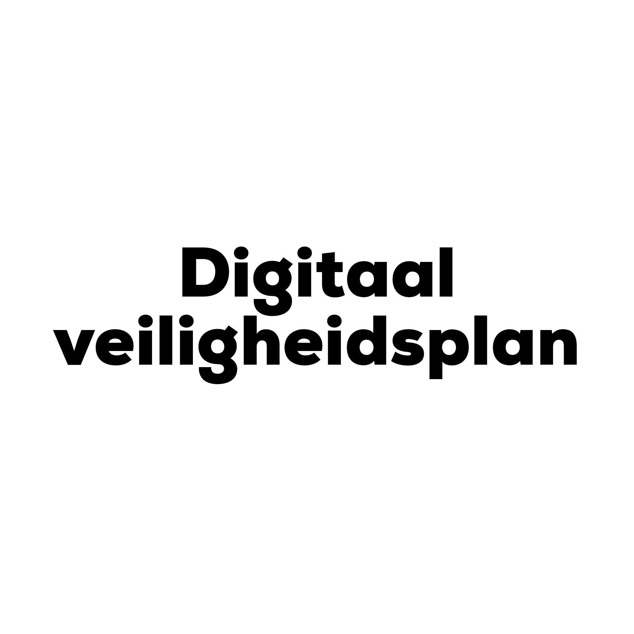 Digitaal Veiligheidsplan